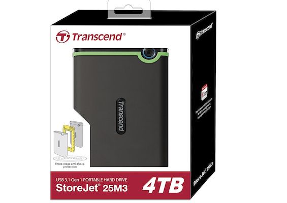 Transcend StoreJet Externe Festplatte mit 4TB für 107,89€ (statt 118€)