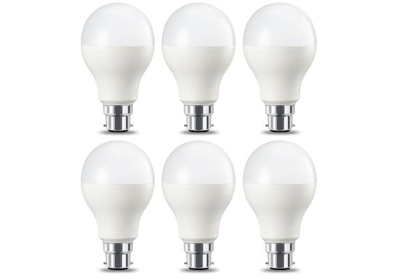 6er Pack Amazon Basics B22 LED Lampe für 16,47€ (statt 25€)