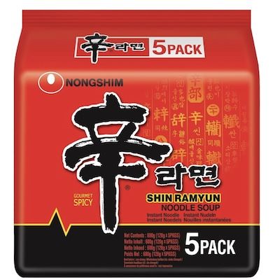 🍜🇰🇷 5x 120g NONGSHIM – Instant Nudeln Shin Ramyun ab 5,22€ (statt 10€)