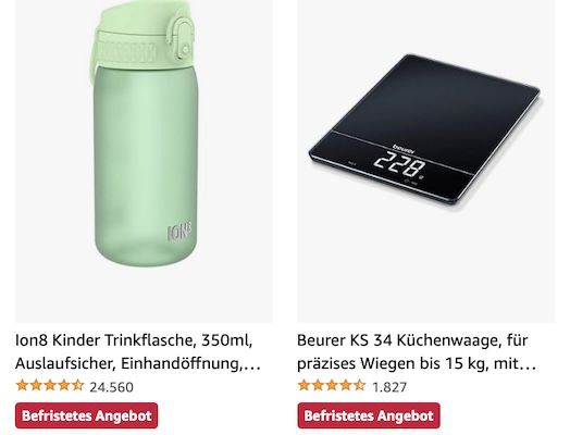 Amazon: Produkte zum Fitwerden