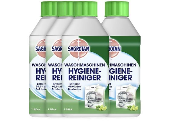 4x 250ml Sagrotan Waschmaschinen Hygiene Reiniger für 10,62€ (statt 15€)