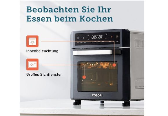 COSORI Heißluftfritteuse mit 12L & 11 Mutifunktionen für 132,15€ (statt 145€)