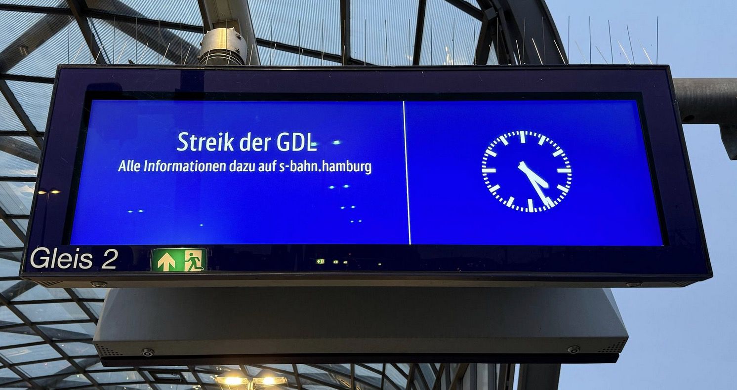 GDL: 6 Tage Streik bei der Deutschen Bahn
