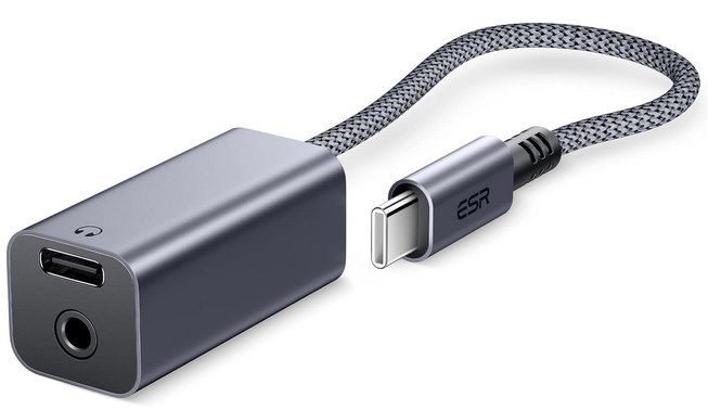 ESR 2in1 USB C auf Kopfhörer Adapter für 10,49€ (statt 21€)