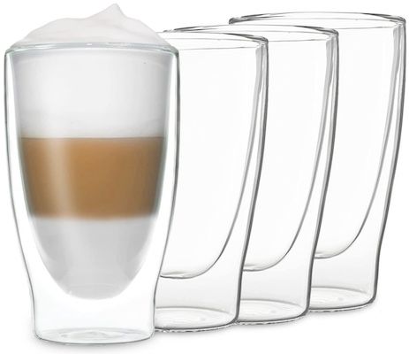 4er Set DUOS Latte Macchiato Gläser 400ml für 13,79€ (statt 23€)