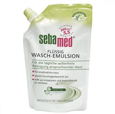 400ml Sebamed Flüssig Wasch Emulsion Olive Nachfüllbeutel für 2,95€ (statt 4,25€)