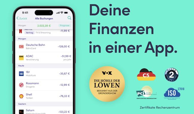 3 Mon. Finanzguru Plus für iOS oder 4 Mon. für Android GRATIS   Neukunden!