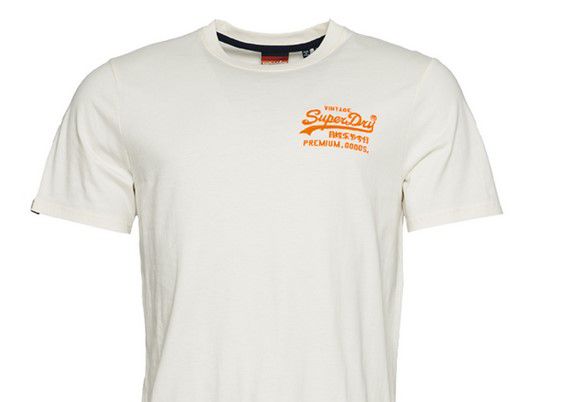 Superdry Herren Vintage Logo T Shirt Neonfarben für 11,16€ (statt 19€)