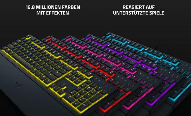 Razer Ornata V3 X Gaming RGB Membran Tastatur für 31,99€ (statt 40€)
