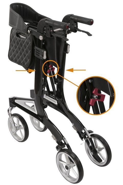 Primaster Alu Rollator faltbar 6 fach verstellbar für 149,99€ (statt 200€)