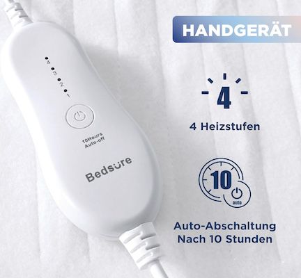 Bedsure Fleece Wärmeunterbett mit Überhitzungsschutz für 9,99€ (statt 18€)