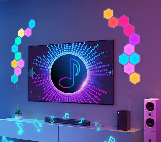 Govee Glide Hexa 10 LED Panels RGBIC für 109,99€ (statt 170€)