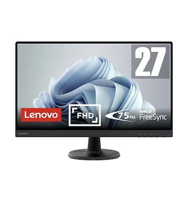 🖥️ Lenovo D27-45 – 27″ Full HD Monitor für 89,99€ (statt 105€)