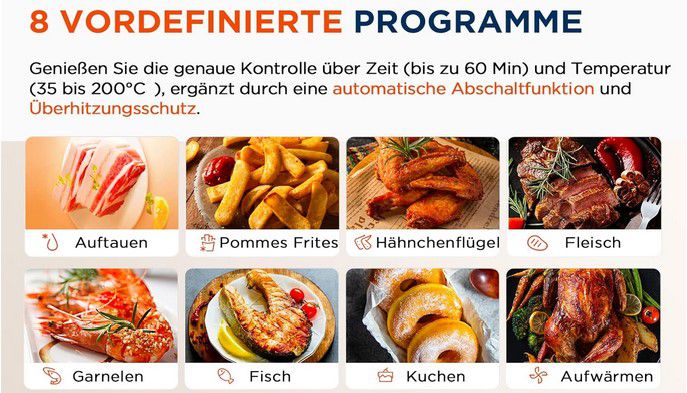 Midea MF CN40C2 Heißluftfritteuse für 46,99€ (statt 84€)