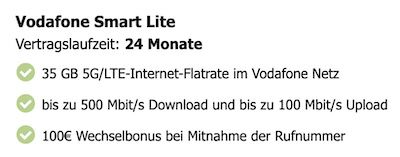 Samsung Galaxy S23 FE für 49€ + Vodafone Allnet 35GB 5G 34,99€ mtl. + 100€ Bonus