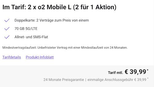 Google Pixel 8 Pro + 2x o2 Allnet 70GB 5G 39,99€ mtl.