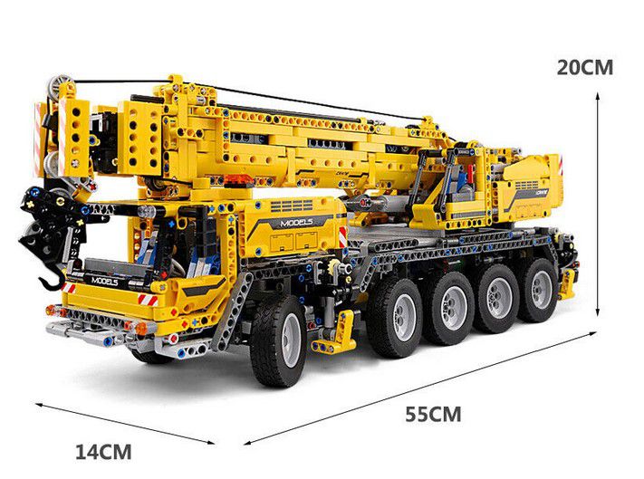 🏗️ MOULD KING Technic Kran mit 8 Motoren (13107) für 103,99€ (statt 142€)