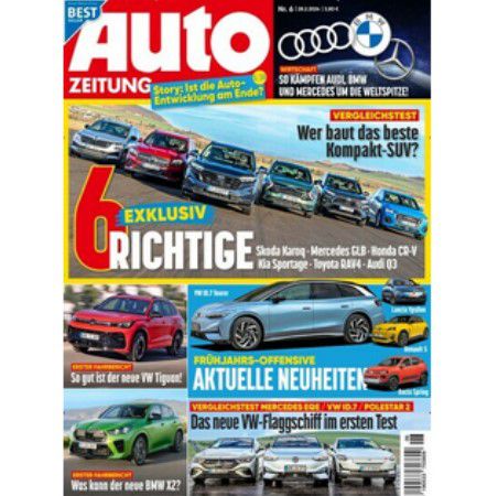26 Ausgaben (Jahresabo) Auto Zeitung für 29,90€ (statt 100€) mit Sofortrabatt