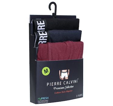 🩳 3x Pierre Calvini Hipster Herren Baumwoll Boxershorts für 4,94€ + VSK