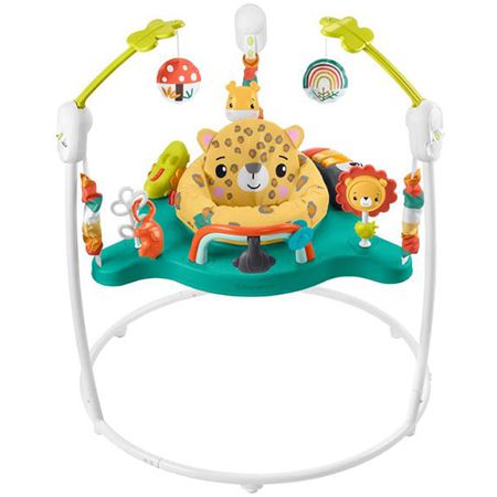 Fisher Price Hüpf Leopard Jumperoo Spielcenter mit Wippe für 64,20€ (statt 95€)