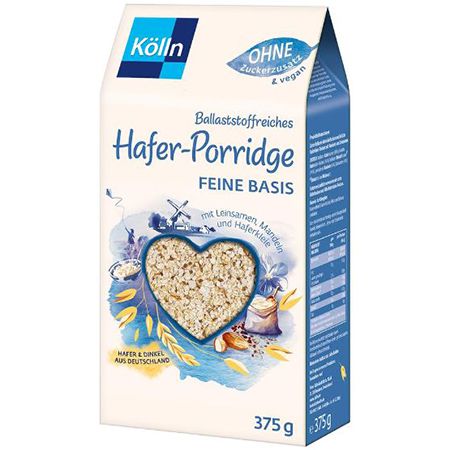 Kölln Hafer Porridge Feine Basis, 375 g ab 1,89€ (statt 3,49€)