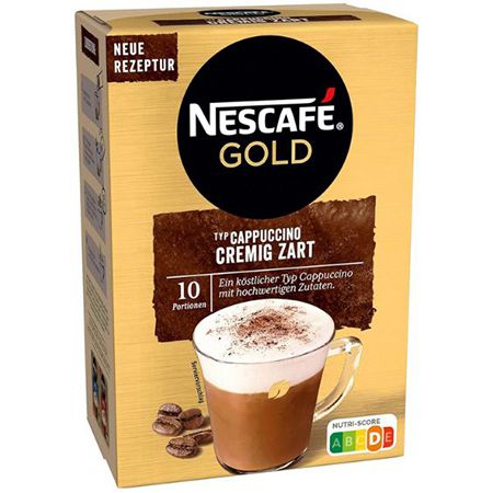 10er Pack Nescafe Gold Typ Cappuccino Cremig Zart Sticks ab 2,65€ (statt 4€)