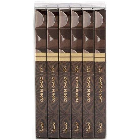6er Pack Venchi Cuor di Cacao Zartbitter Tafeln, 75% ab 17,95€ (statt 25€)