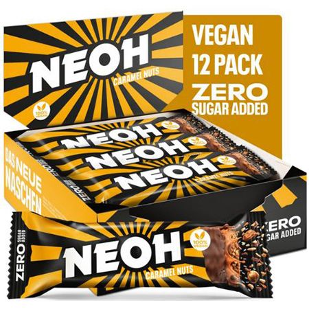 12er Pack NEOH Zero Zucker Karamell-Nuss-Riegel für 13,61€ (statt 18€)