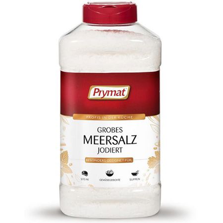 1,8 Kg Prymat grobes Meersalz im Streuer, jodiert ab 9,41€ (statt 12€)