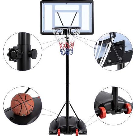 Yaheetech Basketballkorb mit Rollen, 219   279cm für 61,99€ (statt 79€)