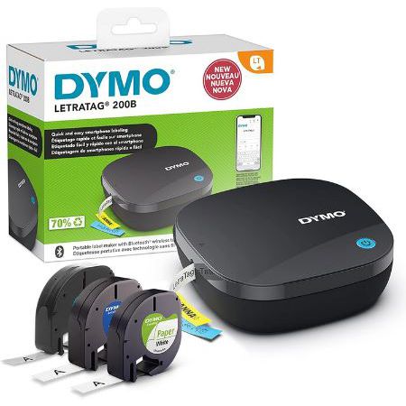 DYMO LetraTag 200B Bluetooth Beschriftungsgerät inkl. 3 Bänder für 34,09€ (statt 43€)