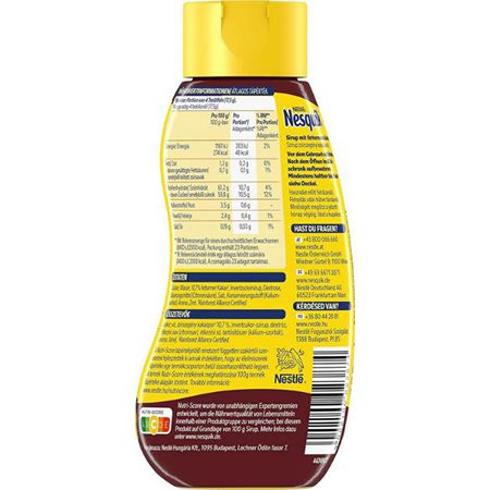 Nestlé Nesquik Schoko Sirup, 300ml ab 3,13€ (statt 7€)