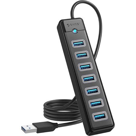 ORICO 7 Port USB 3.0 Hub mit 100cm Kabel für 10,99€ (statt 22€)