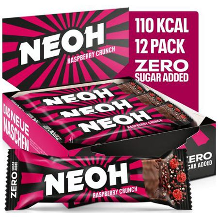 12er Pack NEOH Zero Zucker Himbeer Crunch Riegel ab 9,50€ (statt 20€)