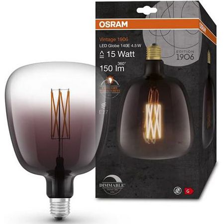 Osram Vintage 1906 LED Lampe mit Smoke Tönung für 19,99€ (statt 25€)