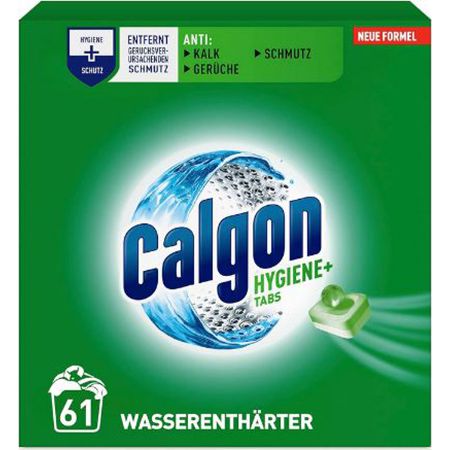 61er Pack Calgon Hygiene+ Wasserenthärter Tabs ab 7,19€ (statt 15€)