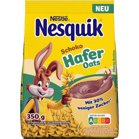 Nesquik Schoko Hafer Getränkepulver, 350g für 3,29€ (statt 5€)