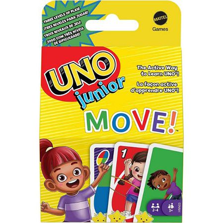UNO Junior Move! mit 3 Schwierigkeitsstufen für 4,49€ (statt 10€)