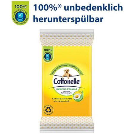240er Pack Cottonelle Feuchtes Toilettenpapier Kamille & Aloe Vera ab 17,35€ (statt 24€)