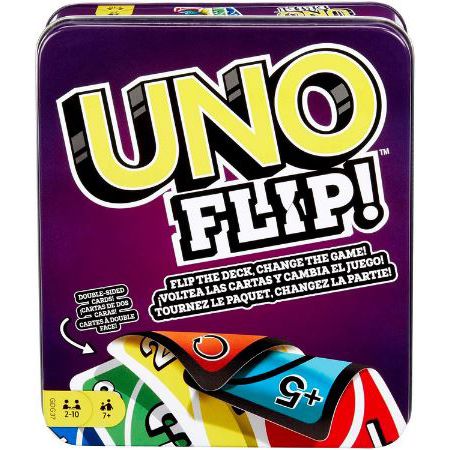 Mattel UNO Flip in robuster Metalldose für 12,89€ (statt 16€)