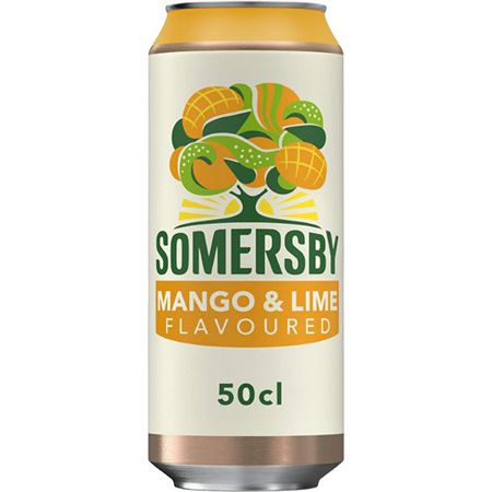 24er Pack Somersby Mango & Lime Cider, 0.5L für 29,70€ + Pfand (statt 34€)