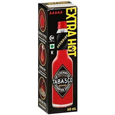 Tabasco Scorpion Sauce mit 23.000 33.000 Scoville, 60ml ab 5,40€ (statt 8€)