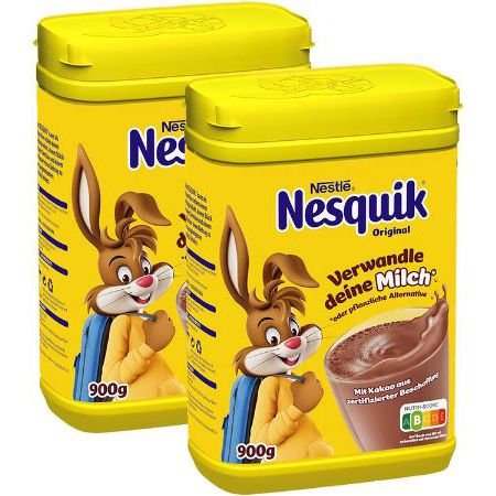 2 x 900g Nestle Nesquik Getränkepulver ab 9,48€ (statt 16€)