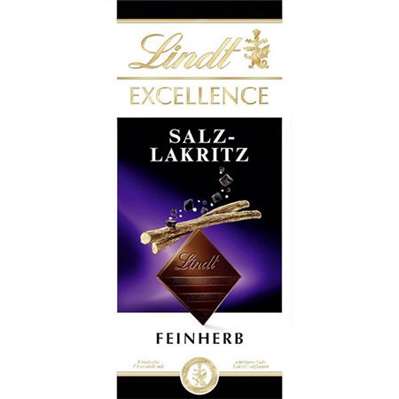 Lindt Excellence Salz Lakritz Feinherb Schokolade, 100g Tafel für 1,99€