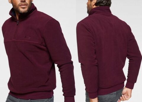 Mans World Fleecepullover mit Troyerkragen ab 15,99€ (statt 23€)