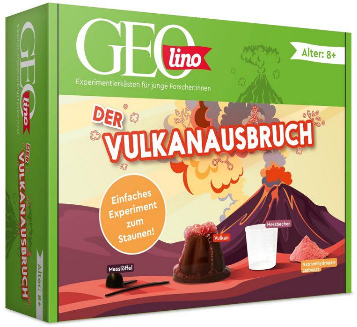 Franzis Geolino Experimentierkasten Vulkanausbruch für 6,88€ (statt 9€)