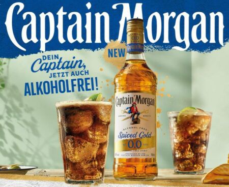 🥴 2x Captain Morgan Spiced Gold 0.0%, Alkoholfrei ab 19€ (statt 24€)