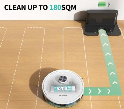 Tesvor S7 Pro Staubsaugerroboter mit Mop Funktion für 169€ (statt 195€)