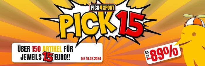 PickSport 15€ Fixpreis Sale mit Restgrößen   z.B. New Era Hoodies (statt 37€)