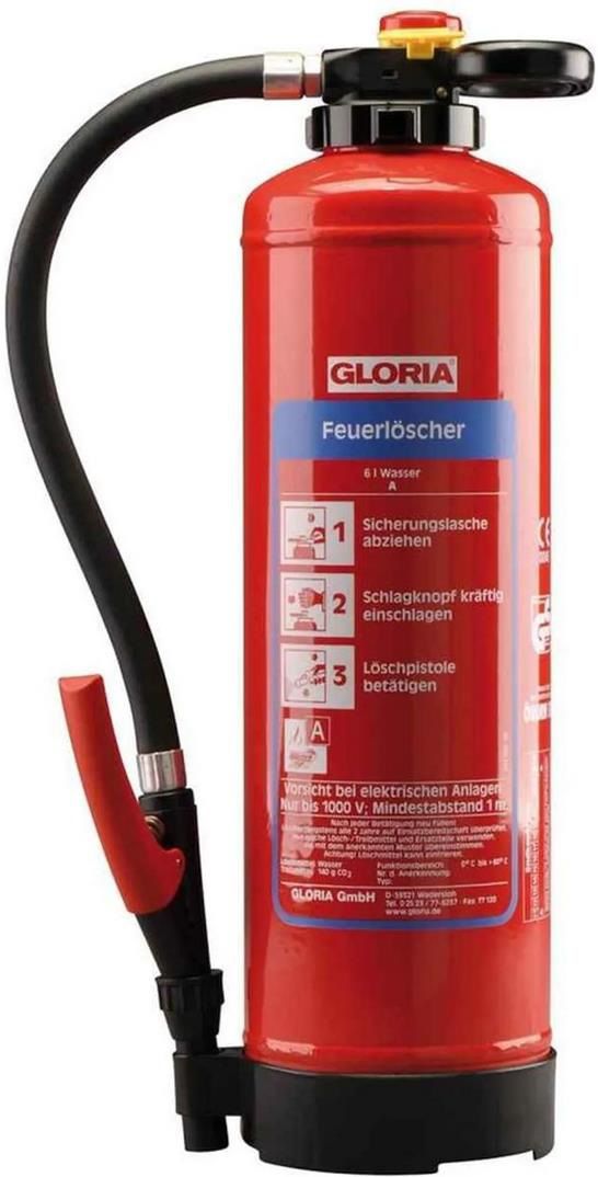 GLORIA WH 6 Pro Feu­er­lö­scher für 86,94€ (statt 96€)